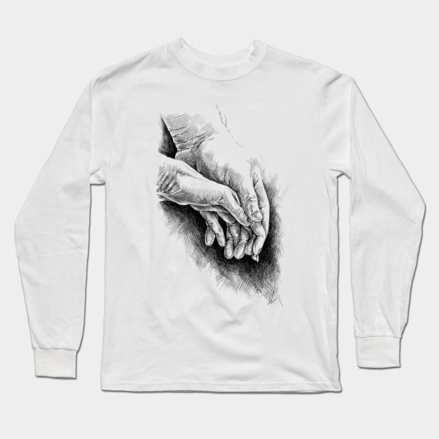 Joined hands Long Sleeve T-Shirt by Anilia